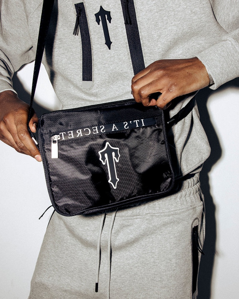 Black Trapstar It's A Secret T Men's Bags | BJVOYZ-412