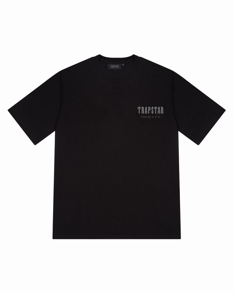 Black Trapstar Often Bitten Tee Men's T Shirts | JPZFIE-862