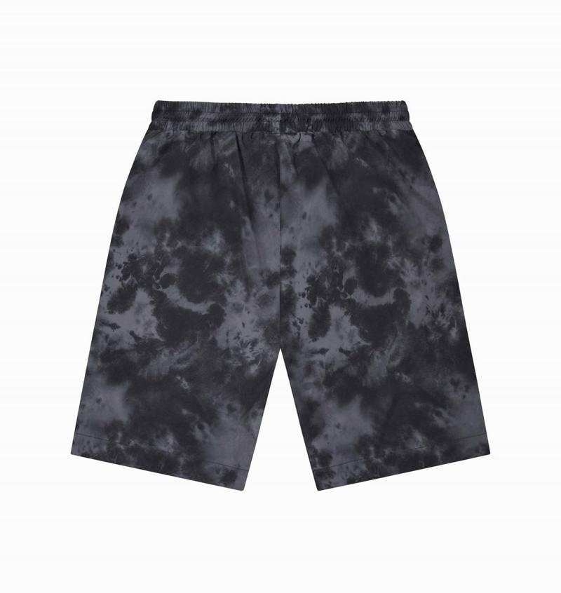 Black Trapstar Pigment Irongate Shorts Men's Sets | FSEWIB-083