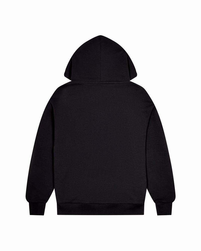 Black Trapstar Shooters Men's Hoodie | DQJWBH-756