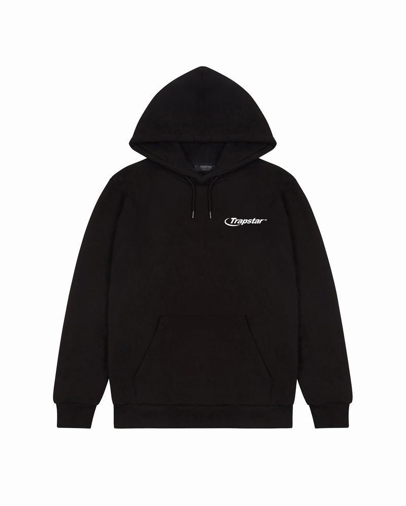 Black Trapstar TRP Manufacture Men's Hoodie | EOBMQH-048