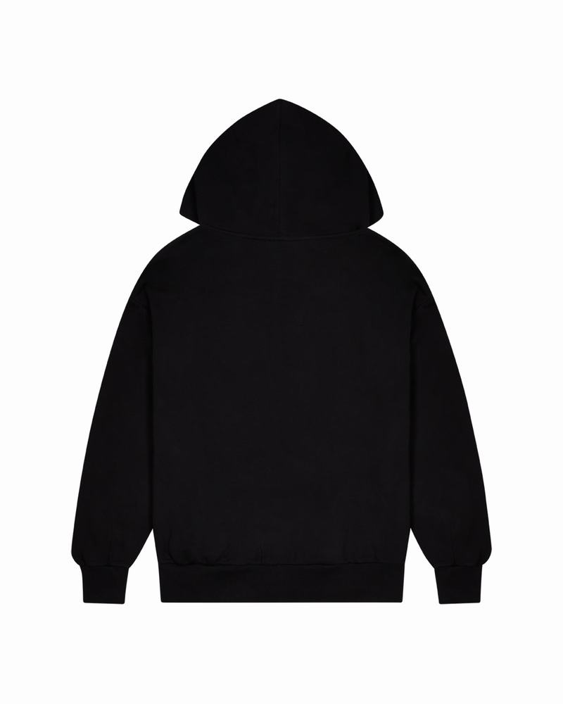 Black Trapstar Wildcard Chenille Zip Hoodie Men's Tracksuits | RYSKPQ-682