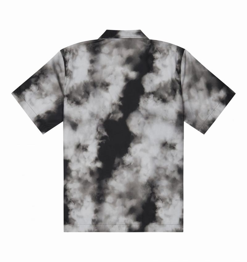 Black / Cream Trapstar Hyperdrive Bleach Shirt Men's T Shirts | URPBOT-693