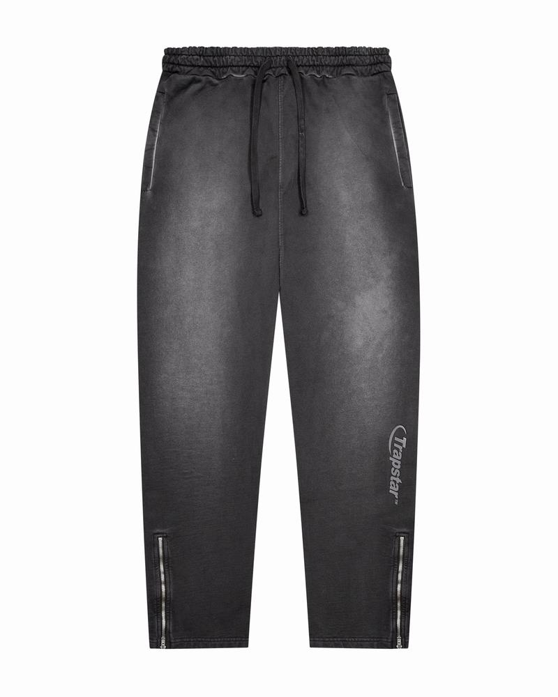 Black / Grey Trapstar Hyperdrive Spray Joggers Men\'s Pants | YUZVSL-598