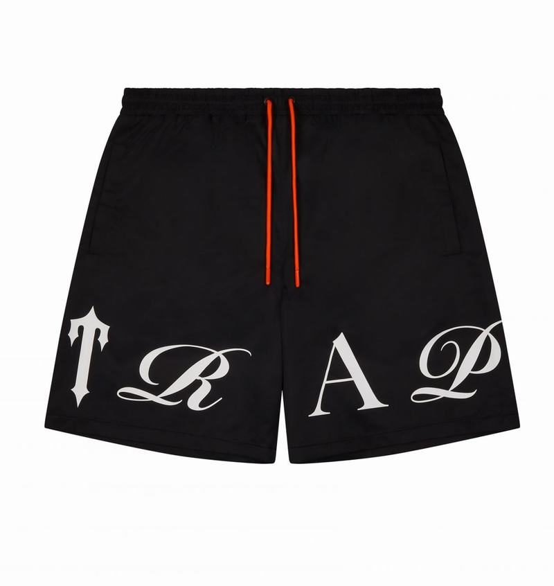 Black / Orange Trapstar Script Swimming Shorts Men\'s Sets | GJHSTN-035