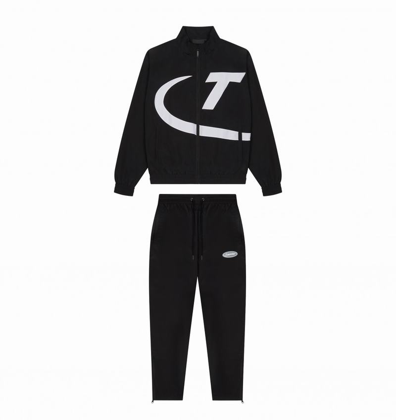 Black / White Trapstar Hyper Shellsuit Men\'s Tracksuits | SNBQHP-532