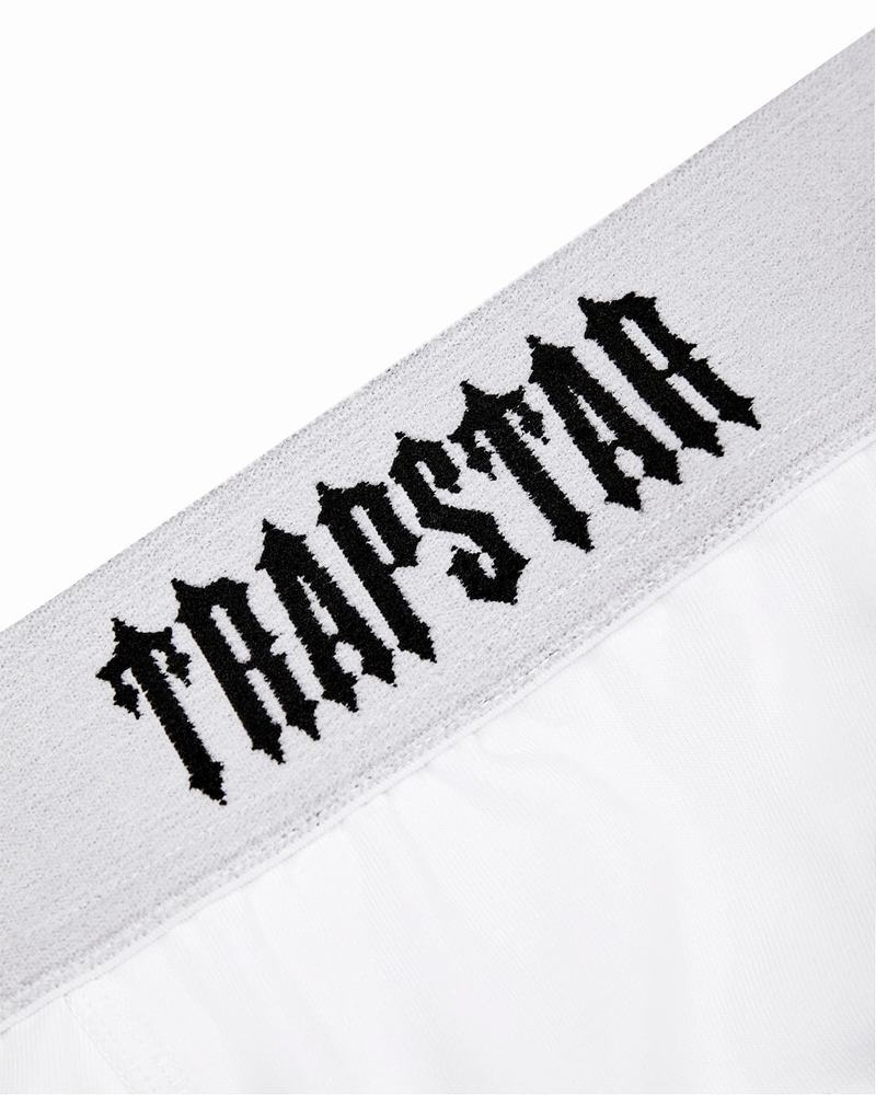 Black / White / Grey Trapstar 3 Pack Boxer Short Men's Underwear | RJLXBM-614