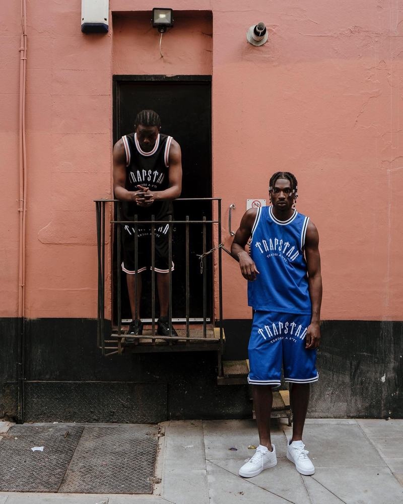 Black / White / Orange Trapstar Irongate Arch Basketball Vest Men's T Shirts | LNCUJY-431