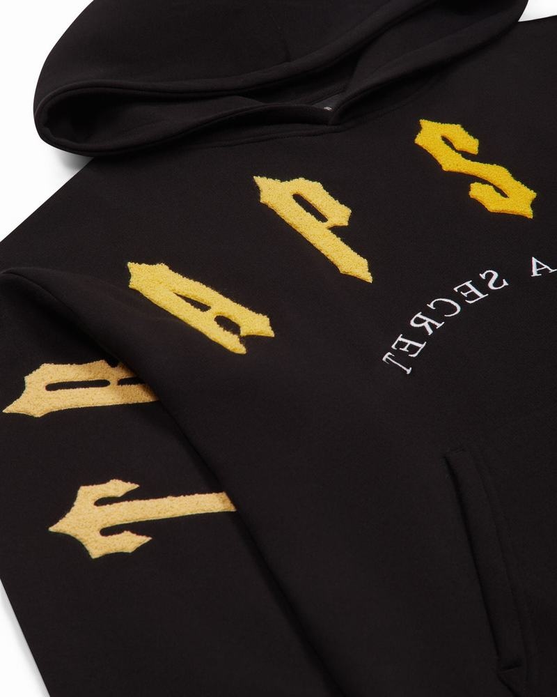 Black / Yellow Trapstar Irongate Arch Chenille 2.0 Men's Tracksuits | WGIQJK-137