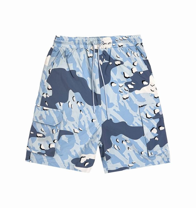 Blue Camo Trapstar Decoded Camo Shorts Men\'s Sets | ARBOMS-712