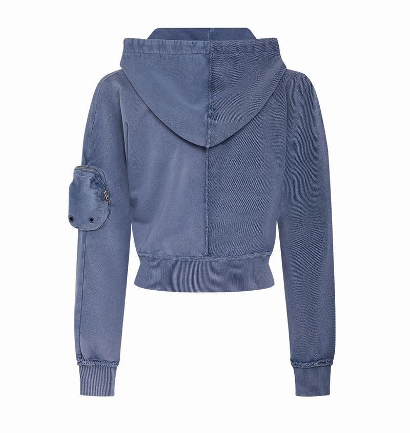 Blue Trapstar Construct Batwing Hoodie Women's Tracksuits | YPOLTA-263