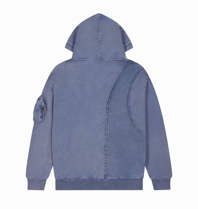 Blue Trapstar Construct Hoodie Men's Tracksuits | ONPQLJ-036