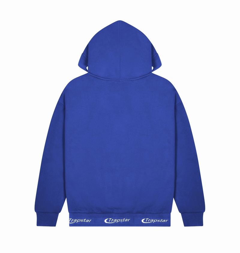 Blue Trapstar Hyperdrive Rib Men's Hoodie | CHMULO-843