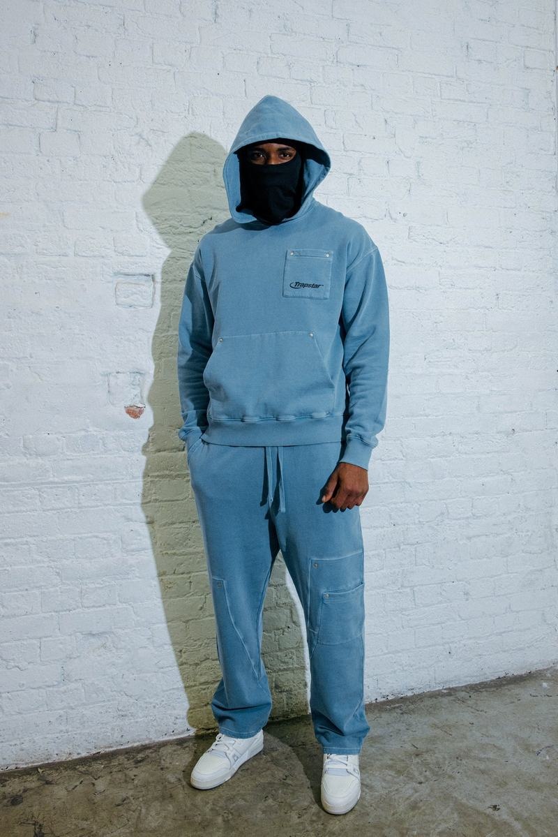 Blue Trapstar Hyperdrive Rivet Men's Tracksuits | MZXHUP-380