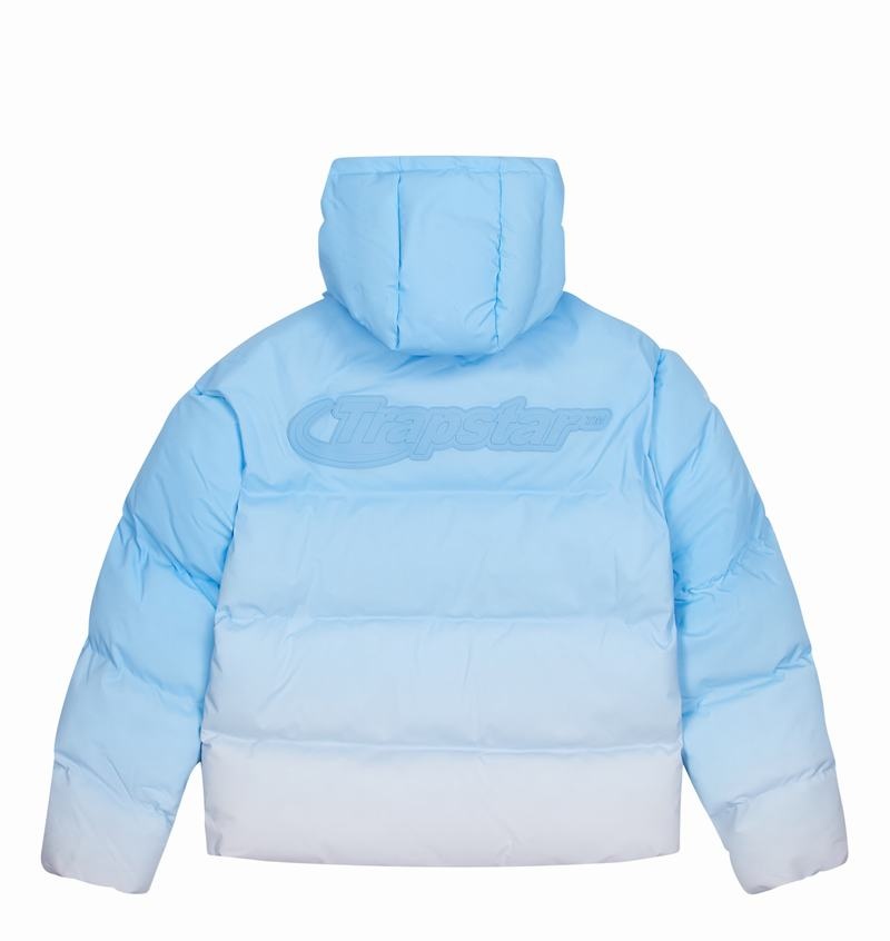 Blue Trapstar Hyperdrive Technical Puffer Men's Jackets | DPZTHG-845