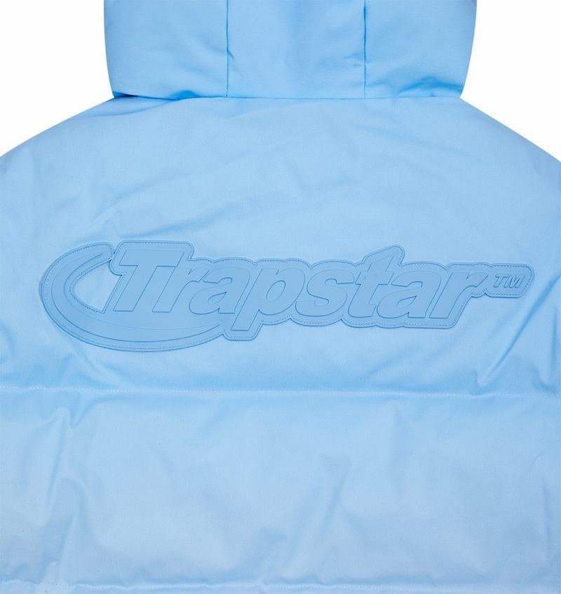 Blue Trapstar Hyperdrive Technical Puffer Men's Jackets | DPZTHG-845