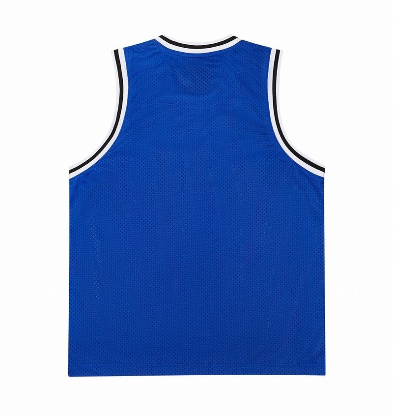 Blue Trapstar Irongate Arch Basketball Vest Men's T Shirts | XSCZYK-173