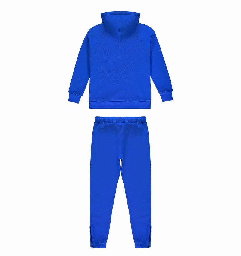 Blue Trapstar Irongate Arch It's A Secret Hooded Gel Men's Tracksuits | BRIPKD-408