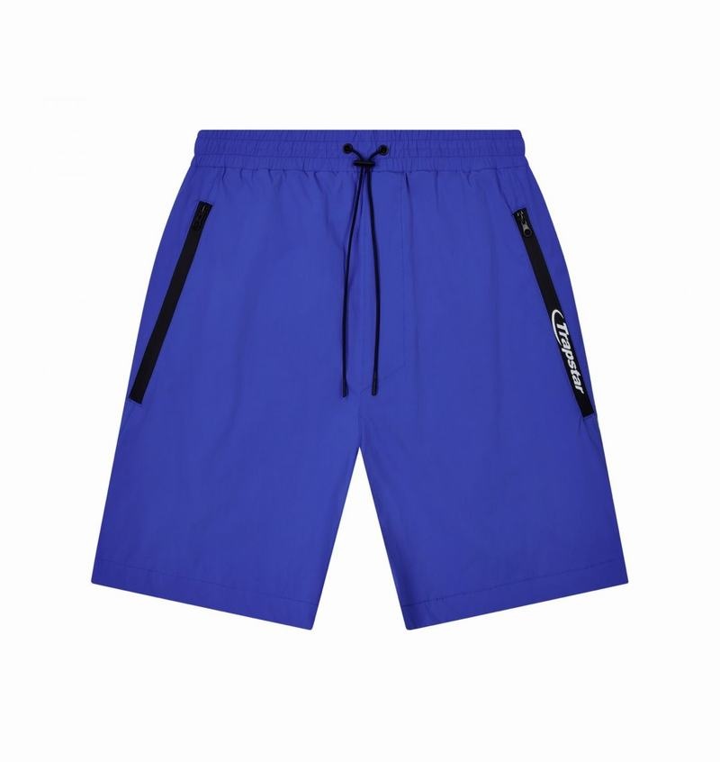 Blue Trapstar *PRE ORDER* Hyperdrive Tech Men\'s Shorts | TIUDBR-978