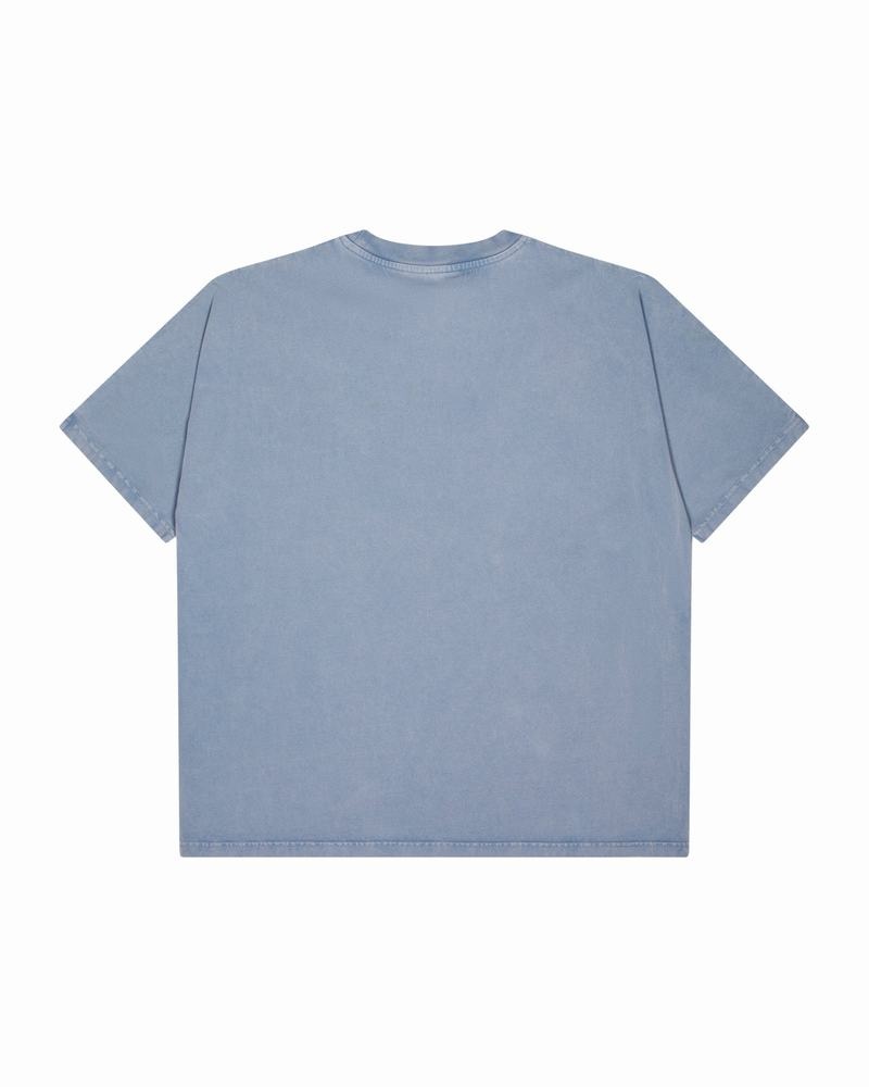 Blue Trapstar Spirit Tee Men's T Shirts | SBOFXP-432