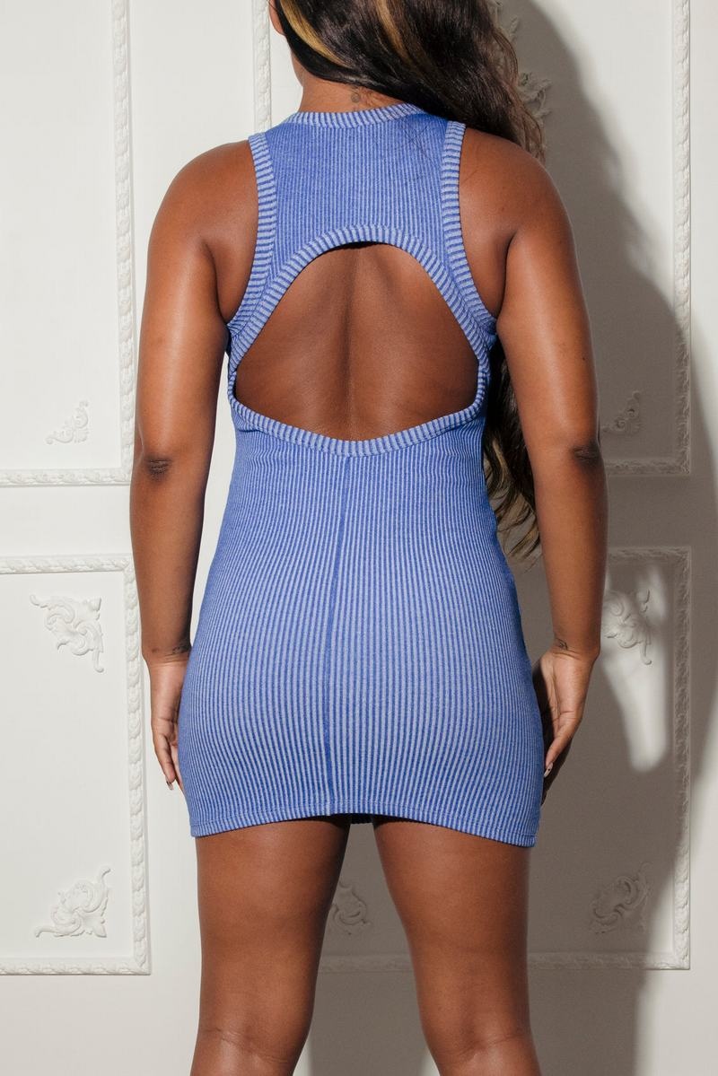 Blue Trapstar Two Tone Hyperdrive Women's Dress | XGJTZE-172