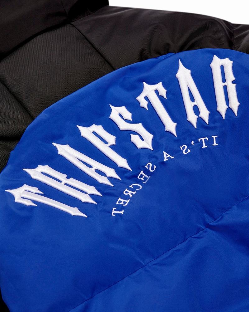 Blue / Black Trapstar Irongate Arch Puffer AW23 Men's Jackets | BREHVP-681