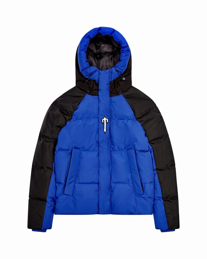 Blue / Black Trapstar Irongate Arch Puffer AW23 Men's Jackets | BREHVP-681