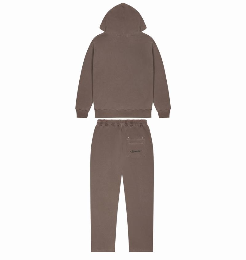 Coffee Trapstar Hyperdrive Rivet Men's Tracksuits | WJBGFT-753