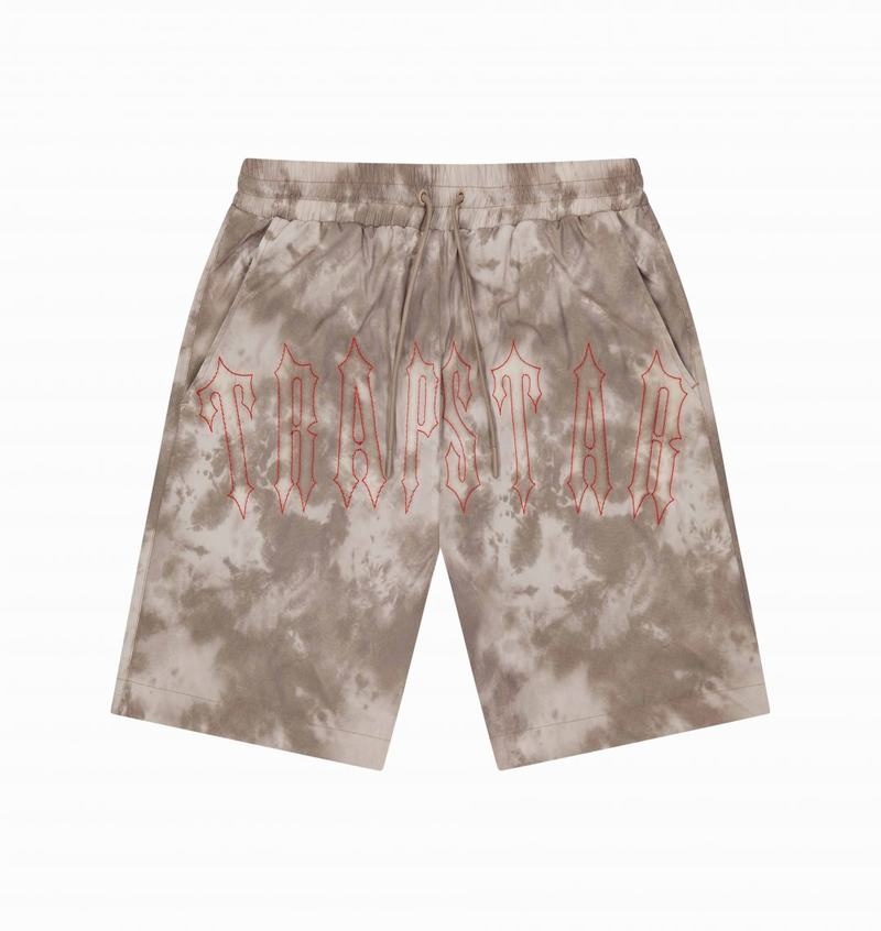 Coffee Trapstar Pigment Irongate Shorts Men\'s Sets | AVWORH-695