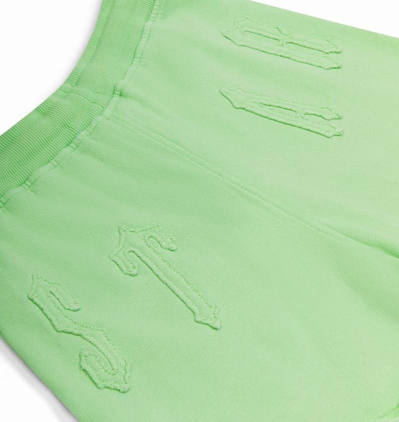 Green Trapstar Irongate Arch Applique Women's Shorts | TXCAMZ-690