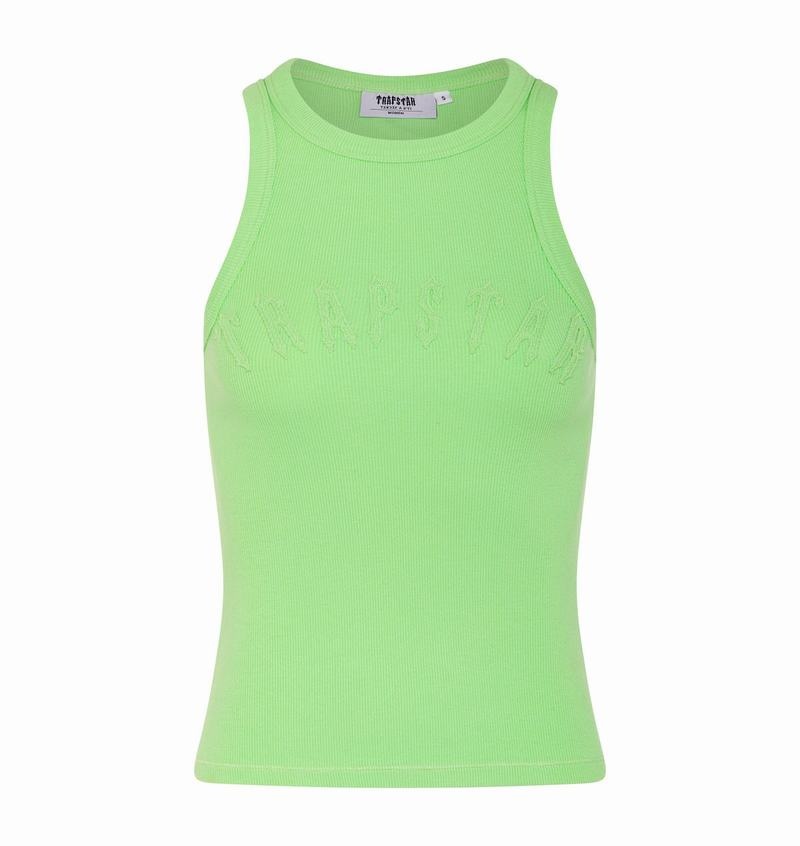 Green Trapstar Irongate Vest Women\'s Tops | WTAFUR-150