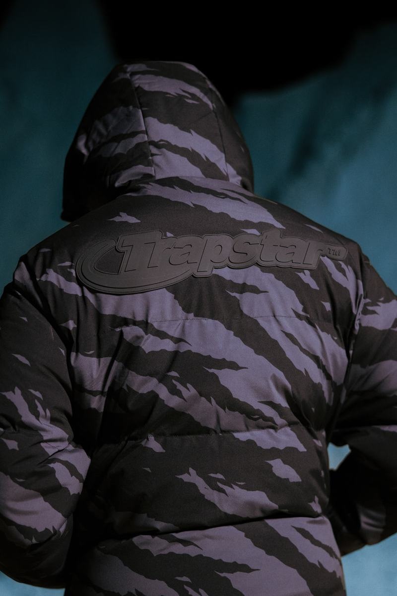 Grey Camo Trapstar Hyperdrive Technical Puffer Men's Jackets | RBYCOE-513