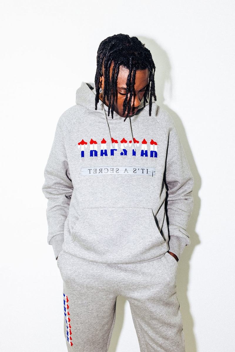 Grey Trapstar Chenille Decoded 2.0 Hoodie Men's Tracksuits | YKJCPB-458