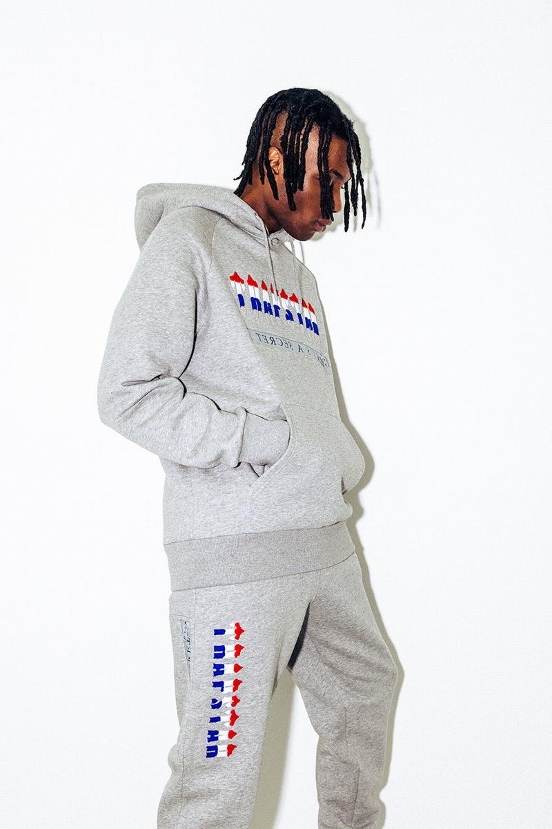 Grey Trapstar Chenille Decoded 2.0 Hoodie Men's Tracksuits | YKJCPB-458