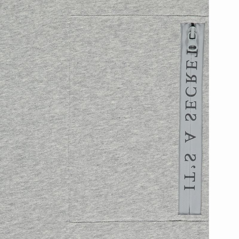 Grey Trapstar Chenille Decoded 2.0 Hoodie Men's Tracksuits | YKJCPB-458