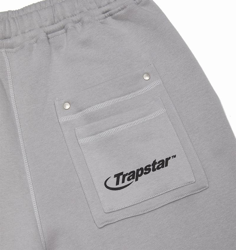 Grey Trapstar Hyperdrive Reinforced Rivet Joggers Men's Pants | BWEZNH-029