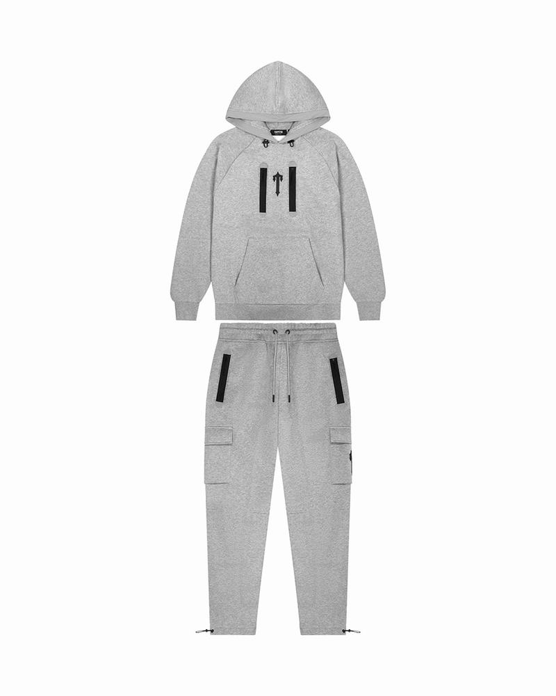 Grey Trapstar Irongate T Trap Fleece Men's Tracksuits | PZVIGQ-476