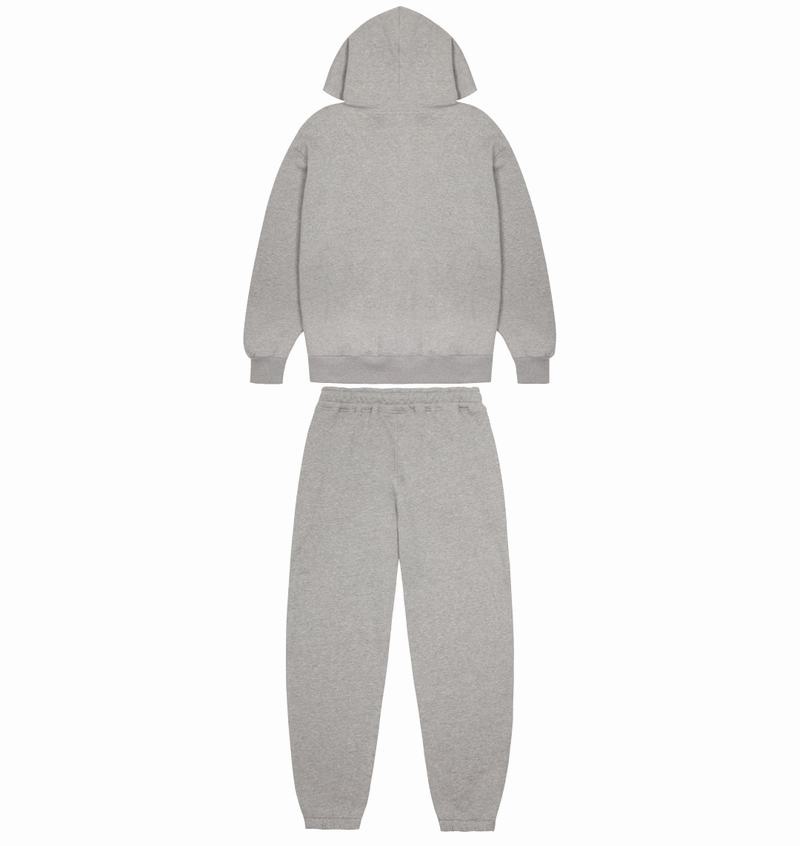 Grey Trapstar Wildcard Chenille Hoodie Men's Tracksuits | XUBLGE-054