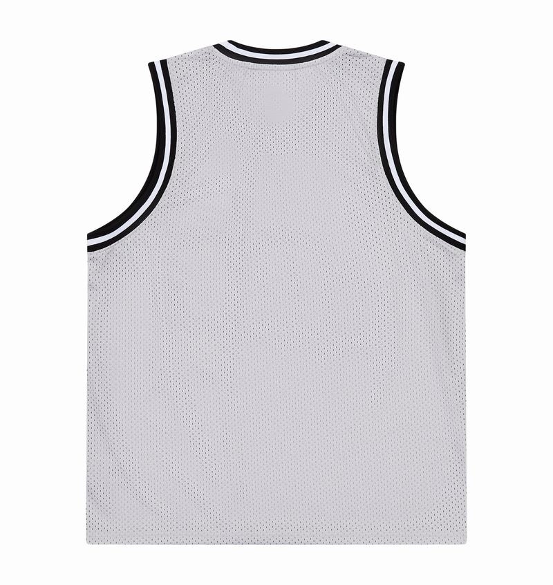 Grey / Blue Trapstar Shooters SS23 Basketball Vest Men's T Shirts | HMUCRW-064