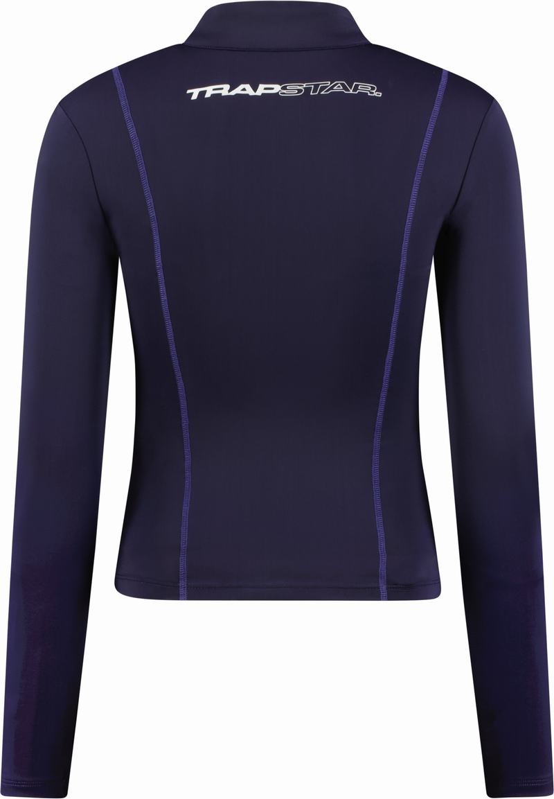 Purple Trapstar TS-Star Zip Women's Tops | HTASJP-159