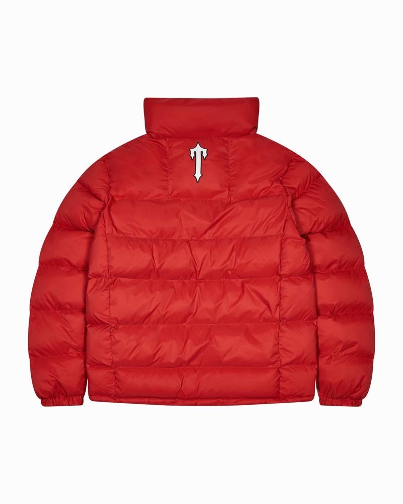 Red Trapstar It’s a Secret Puffer Men's Jackets | VGTJAP-769