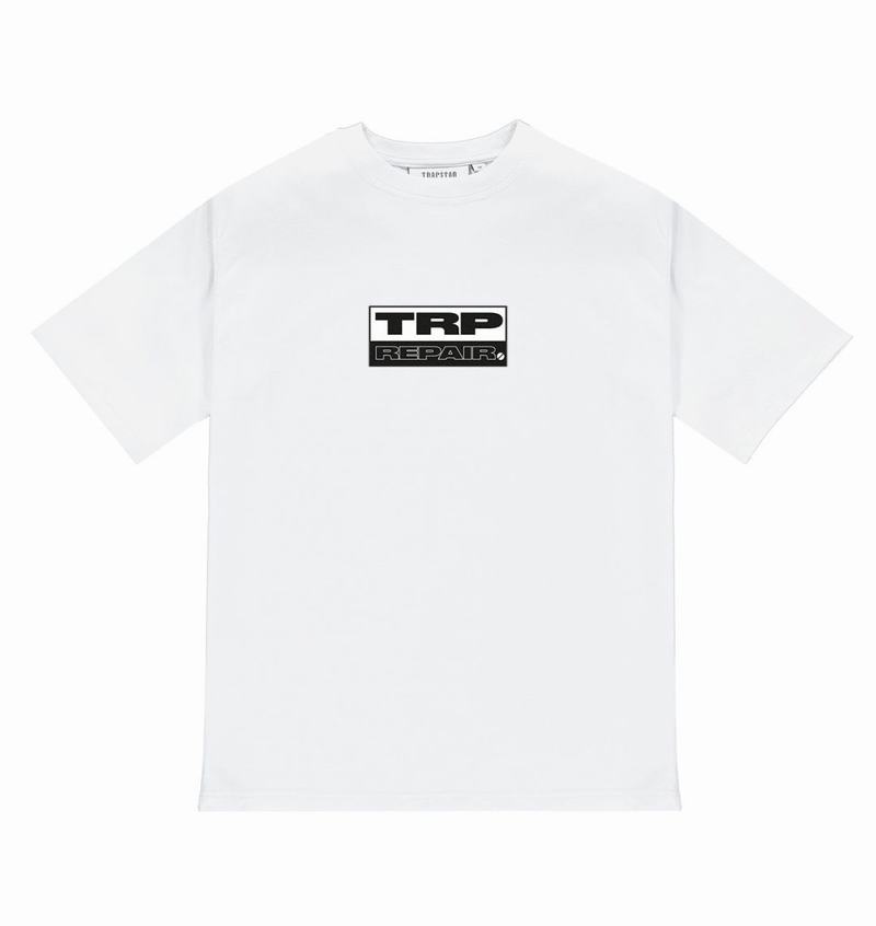 White Trapstar Don’t Jam Tee Men's T Shirts | FYSPVR-863