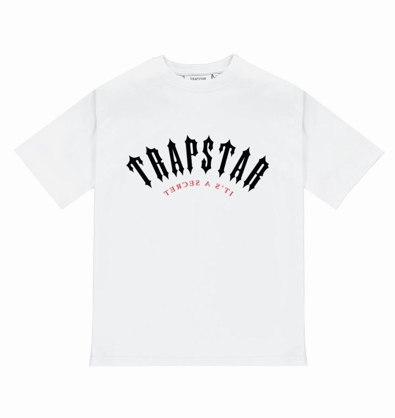 White Trapstar It’s A Secret Tee Men\'s T Shirts | UWREDG-427