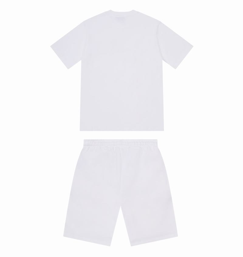 White / Blue Trapstar De-Con Arch Short Men's Sets | QOFCYL-087