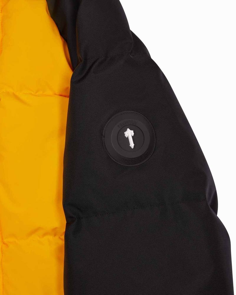 Yellow / Black Trapstar Irongate Arch Puffer AW23 Men's Jackets | VFPRDW-468