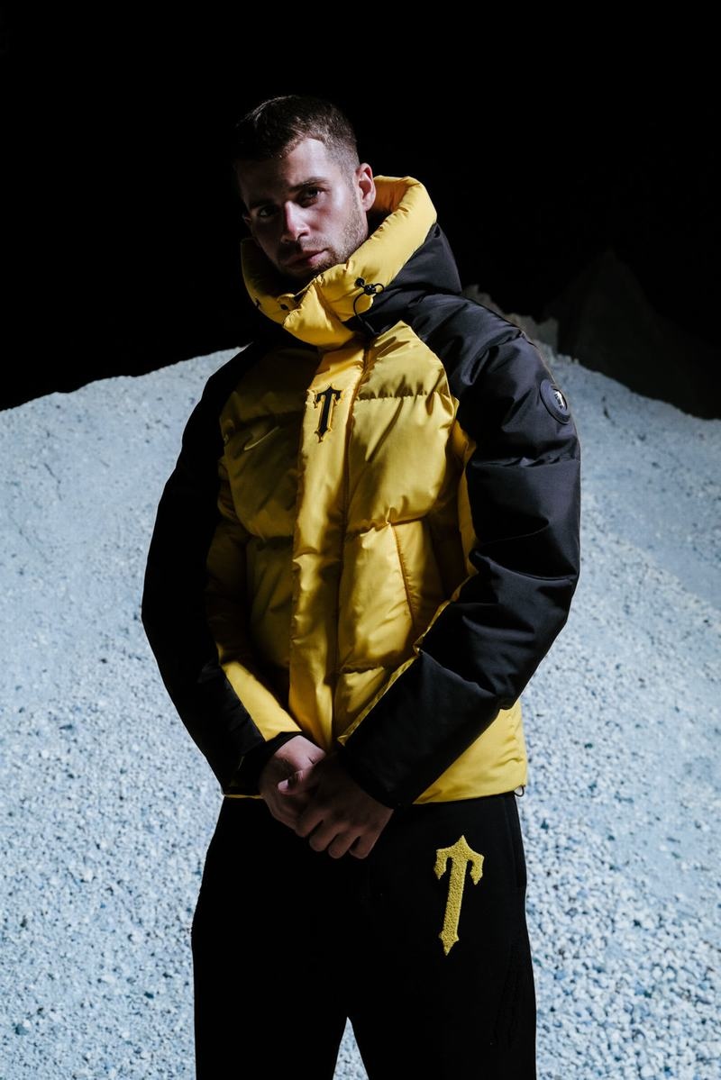 Yellow / Black Trapstar Irongate Arch Puffer AW23 Men's Jackets | VFPRDW-468